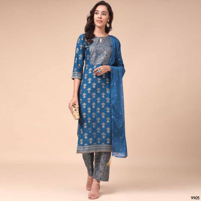 Kainat 17 New Designer Fancy Ethnic Wear Kurti With Pant And Dupatta Readymade Collection